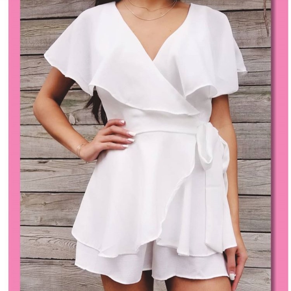White romper